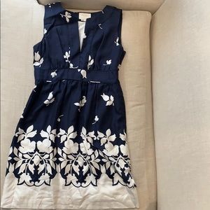 Kate Spade Silk Floral Print Dress